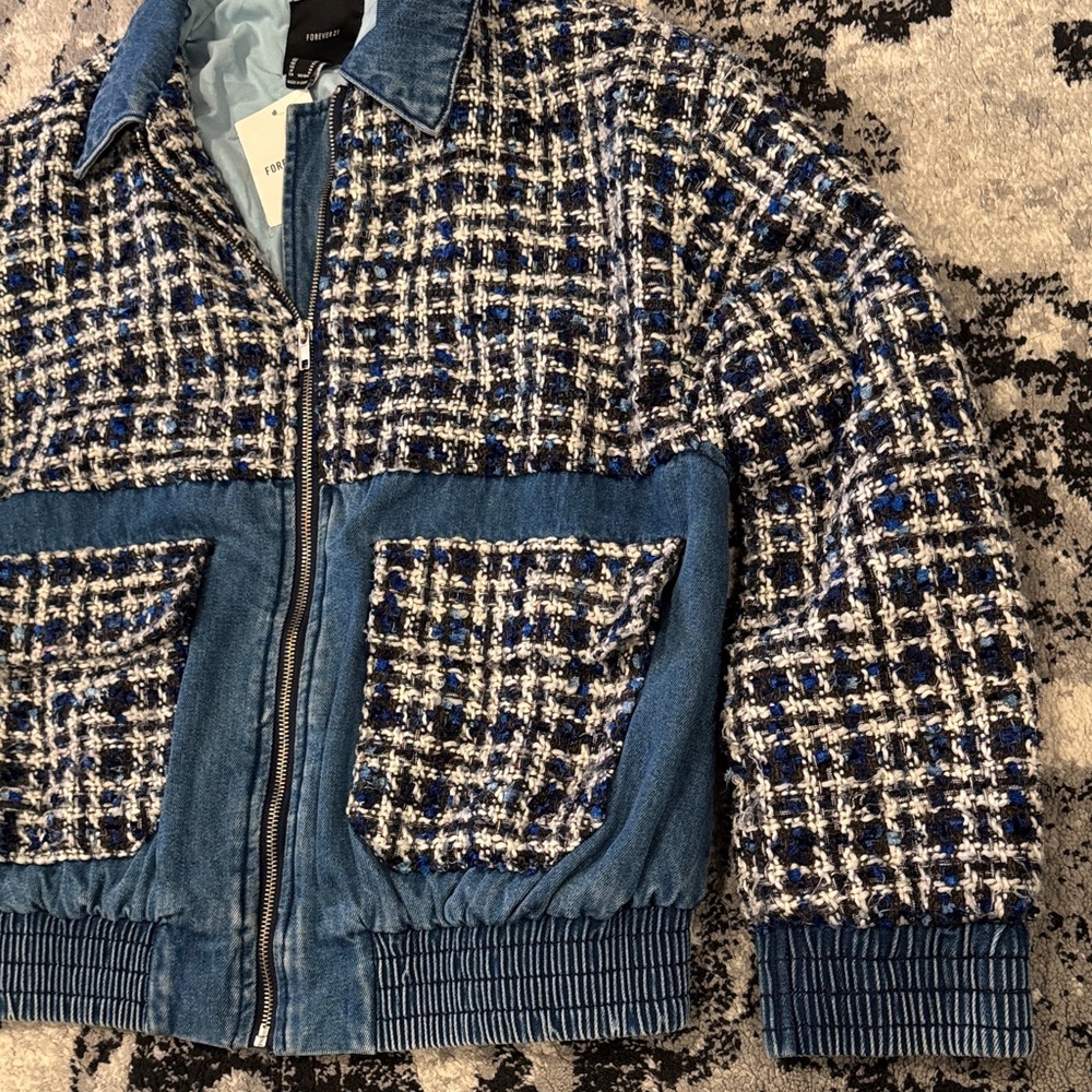 Tweed Denim Jacket - Picture 8 of 16
